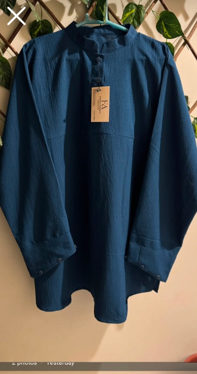 Neelam Blue Flare Trouser Set — actual product photo